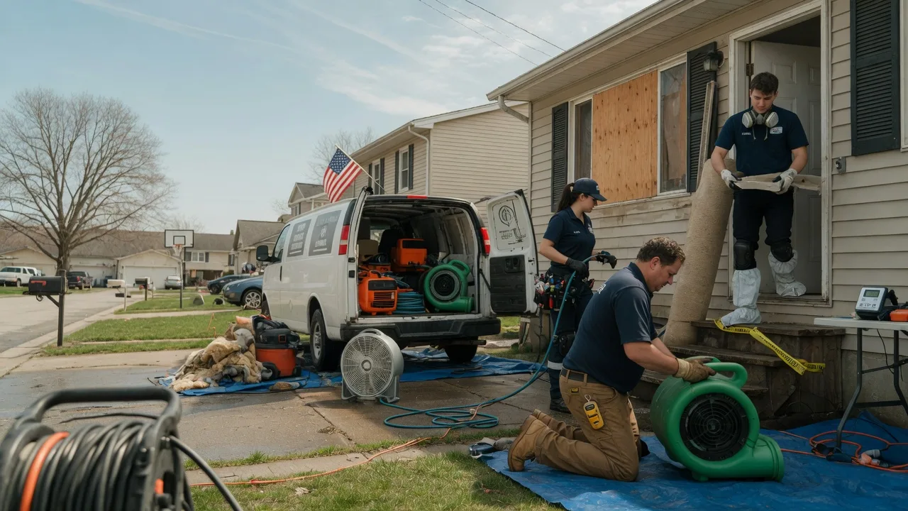 Water Damage Restoration in Courtenay, ND near me
